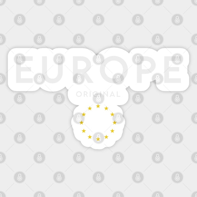 Europe flag, european flag Sticker by eka123